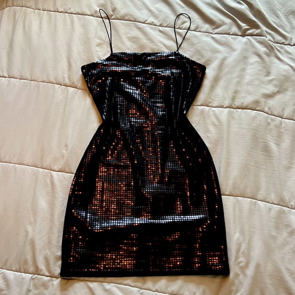 Dresses & Skirts - Black Disco cocktail dress. NWT.